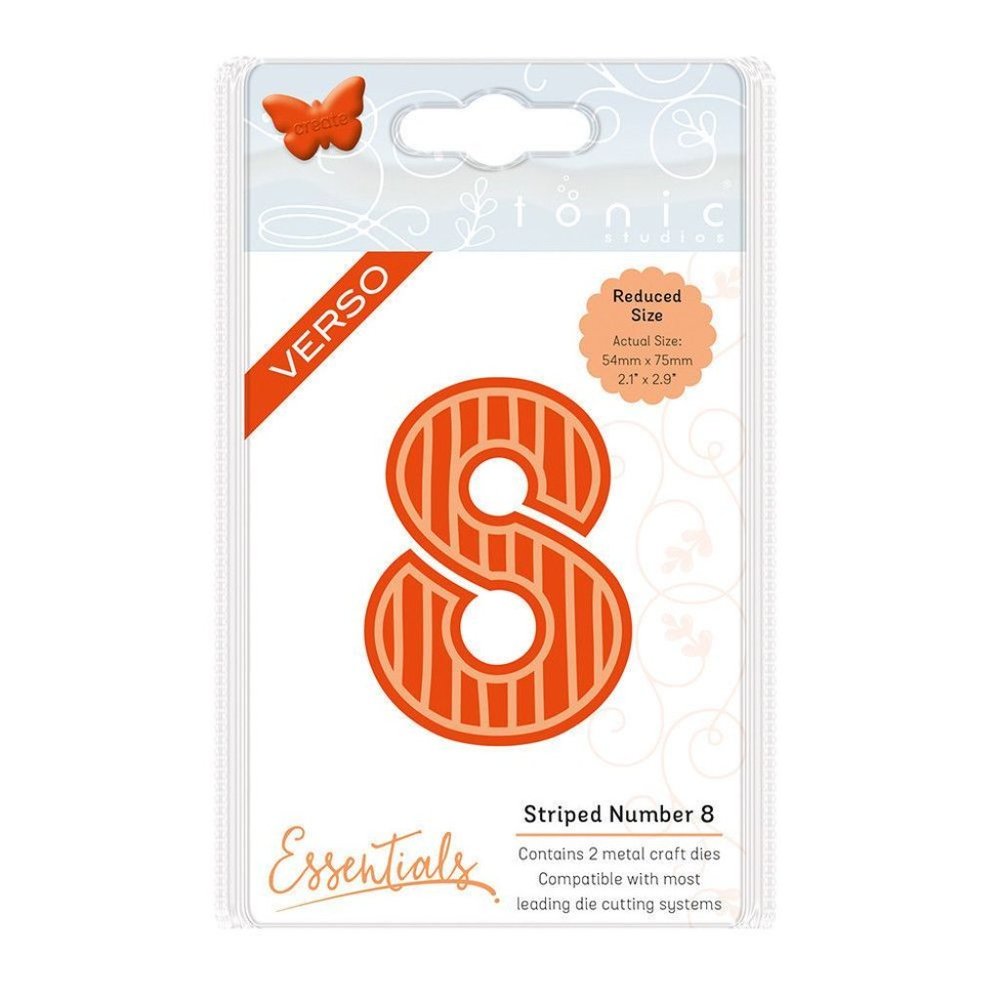 Tonic Studios Striped Number 8 Die